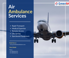 Greenbird Air Ambulance Service in Agartala For Relocation