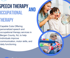 Occupational Therapy Bergen county NJ - Capable Cubs