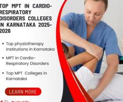 Top MPT in Cardio-Respiratory Disorders Colleges in Karnataka 2025-2026