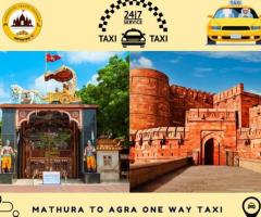 Mathura To Agra One Way Taxi | +91-8571807250