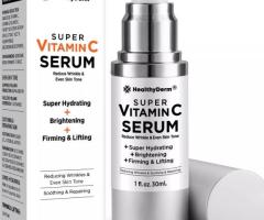 Super Vitamin C Serum for Women over 70: Niacinamide, Vitamin C, Hyaluronic Acid