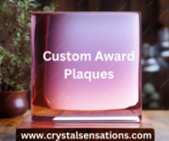 Premium Custom Award Plaques – Crystal Sensation