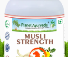 Natural Supplement To Maintain Healthy Life - Musli Strength Capsules By Planet Ayurveda