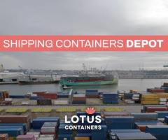 Shipping container depot | LOTUS Containers