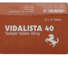 Buy Vidalista 40 mg Tablet Online - Enhance Your Sexual Power!
