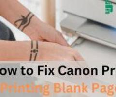 Fix Canon Printer Printing Blank Pages - 1