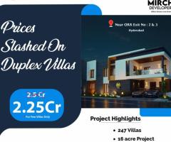 Villas in Kollur, Hyderabad: A Blend of Modern Living