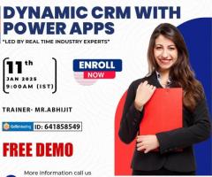 Online FREE DEMO On  - Microsoft Dynamics CRM with Power Apps