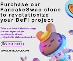 Get Elite PancakeSwap Clone script at Hivelance