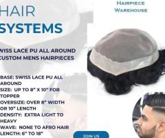 Affordable & Natural Men's Hairpieces | Hairpiece Warehouse