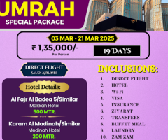 Make This Ramadan Truly Special with Our Exclusive Umrah Packages!