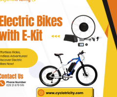 Upgrade Your Ride with Cyclotricity Rear Wheel Electric Bike Conversion Kit