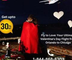 1-844-868-8303 Fly to Love: Your Ultimate Valentine's Day Flight from Orlando to Chicago