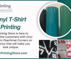 Premium Vinyl T-Shirt Printing at 3v Printing Store – Custom Designs, Exceptional Quality