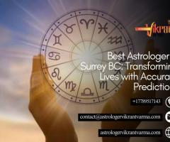 Best Astrologer in Surrey BC: Transforming Lives with Accurate Predictions