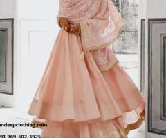 Pink Anarkali Set | Randeepclothing