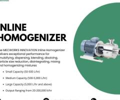 Lab Model Inline Homogenizer