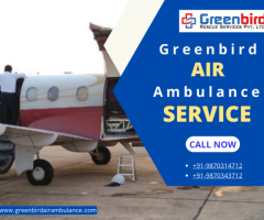 Get Greenbird Air Ambulance Service in Siliguri For Safer Relocation