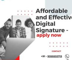 Affordable and Effective Digital Signature - apply now.