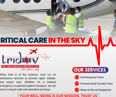 Air Ambulance for Trauma Victims: Tridev Air Ambulance Services in Patna