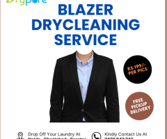 Premium Blazer Dry Cleaning Services - Impeccable Care for Your Attire"