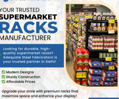 Your Trusted Supermarket Display Racks Manufacturer in Delhi