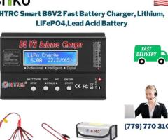 HTRC Smart B6V2 Fast Battery Charger, Lithium, LiFePo4,Lead Acid Battery