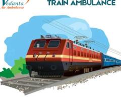 Pick a Train Ambulance in Patna with a Top Medical Crew by Vedanta