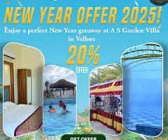 Resort in Vellore With Swimming Pool | AS Garden Villa