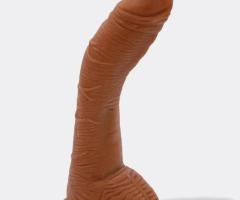 Unleash Pleasure with the Big Bent 10 Inch Dildo | Call 8697743555