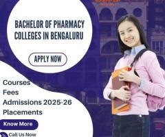 Bachelor of Pharmacy Colleges in Bengaluru - Courses, Fees, Admissions 2025-26, Placements