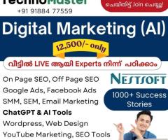 Batch Classes for Digital Marketing Ai Integrated in Kerala - Nestsoft