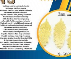 Wholesale stainless steel jewelry wholesale