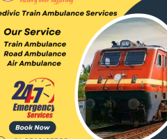 Medivic Train Ambulance in Darbhanga Moves Patients at a Budget-friendly Rate