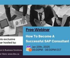 Free Webinar: How to Become a Successful SAP Consultant