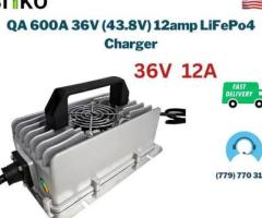 QA 600A 36V (43.8V) 12amp LiFePo4 Charger