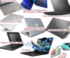 Offer on lightly used laptops with free games bonus