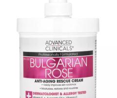 Anti-Aging Rescue Cream, Bulgarian Rose, 16 oz (454 g)