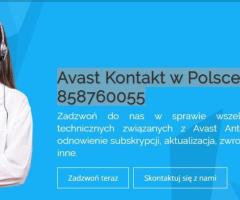 Avast Kontakt w Polsce +48-858760055