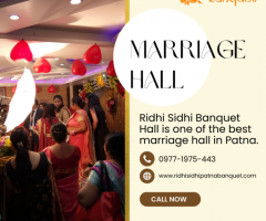Welcome to Best Marriage Hall in Patna - Ridhi Sidhi Banquet Hall