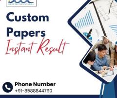 Efficient, Reliable, and Customizable Question Paper Generation