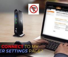 Connect to My Arris Router Settings Page
