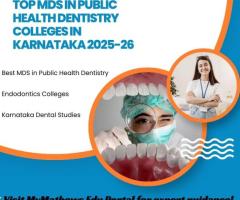 Top MDS in Public Health Dentistry Colleges in Karnataka 2025-26