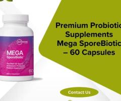 Premium Probiotic Supplements | Mega Spore Biotic – 60 Capsules