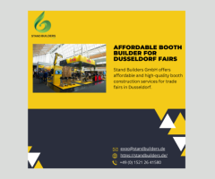 Affordable Booth Builder for Dusseldorf Fairs