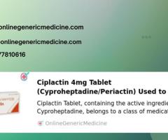 Buy Ciplactin 4mg Tablet (Cyproheptadine/Periactin)