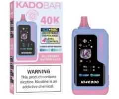 Blueberry Watermelon Kado Bar NI40K Ice+Nic Control