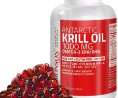 Antarctic Krill Oil 1000mg with Omega-3s EPA, DHA and Astaxanthin