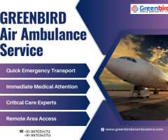 Greenbird Air Ambulance Service in Aurangabad for Safety And Security