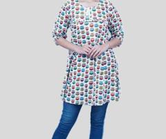 Discover the Perfect Short Sleeve Cotton Kurti Online at Unlokale